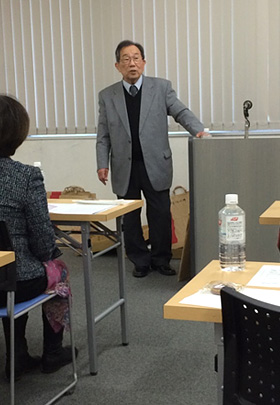 京繍伝統工芸士会・会長槇田幸温先生によるセミナー