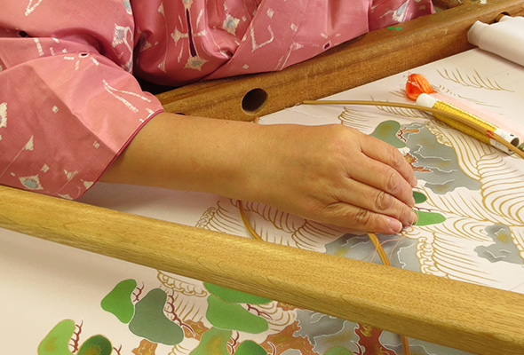 京繍伝統工芸士 中村彩園1